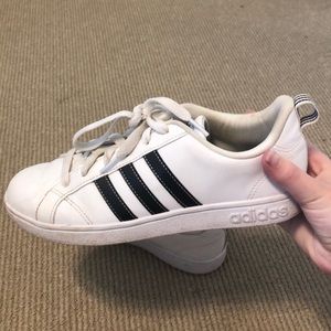 adidas white and black sneaker